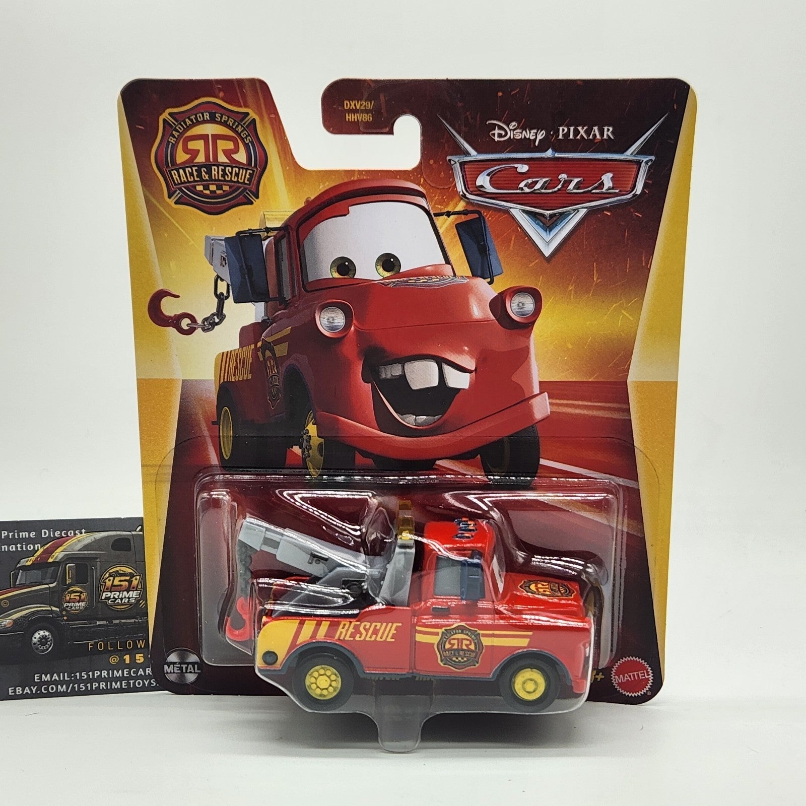 Race And Rescue Mater Disney Pixar Cars 2026 Diecast 1:55 Mattel0