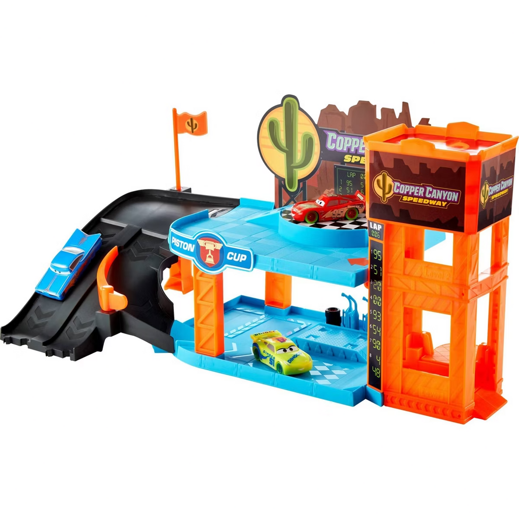 Copper Canyon Glowing Garage 2025 Disney Pixar Cars Playset 1:55 Target Mattel2