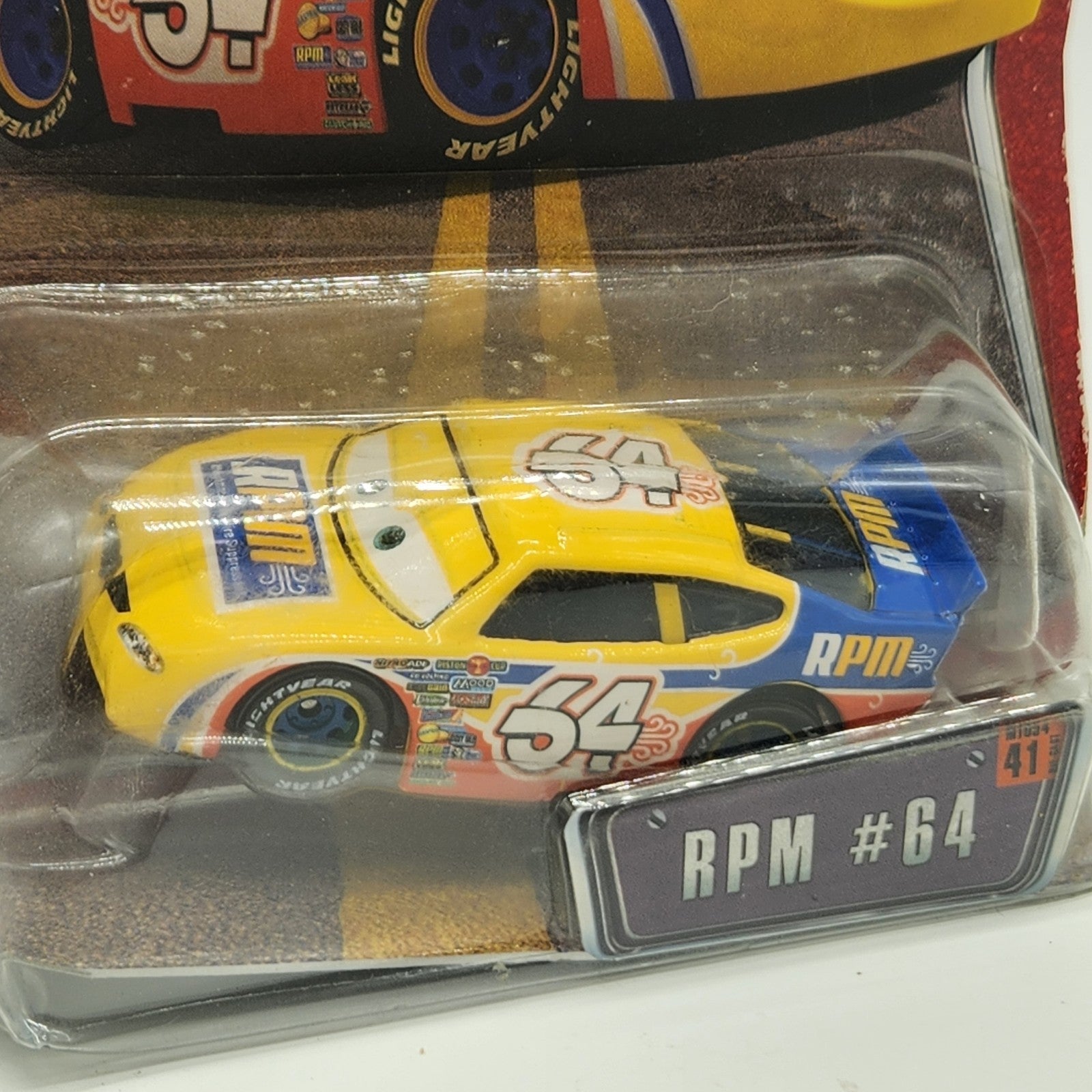 Winford Bradford RPM #64 Disney Pixar  World Of Cars 2008 1:55 Diecast1