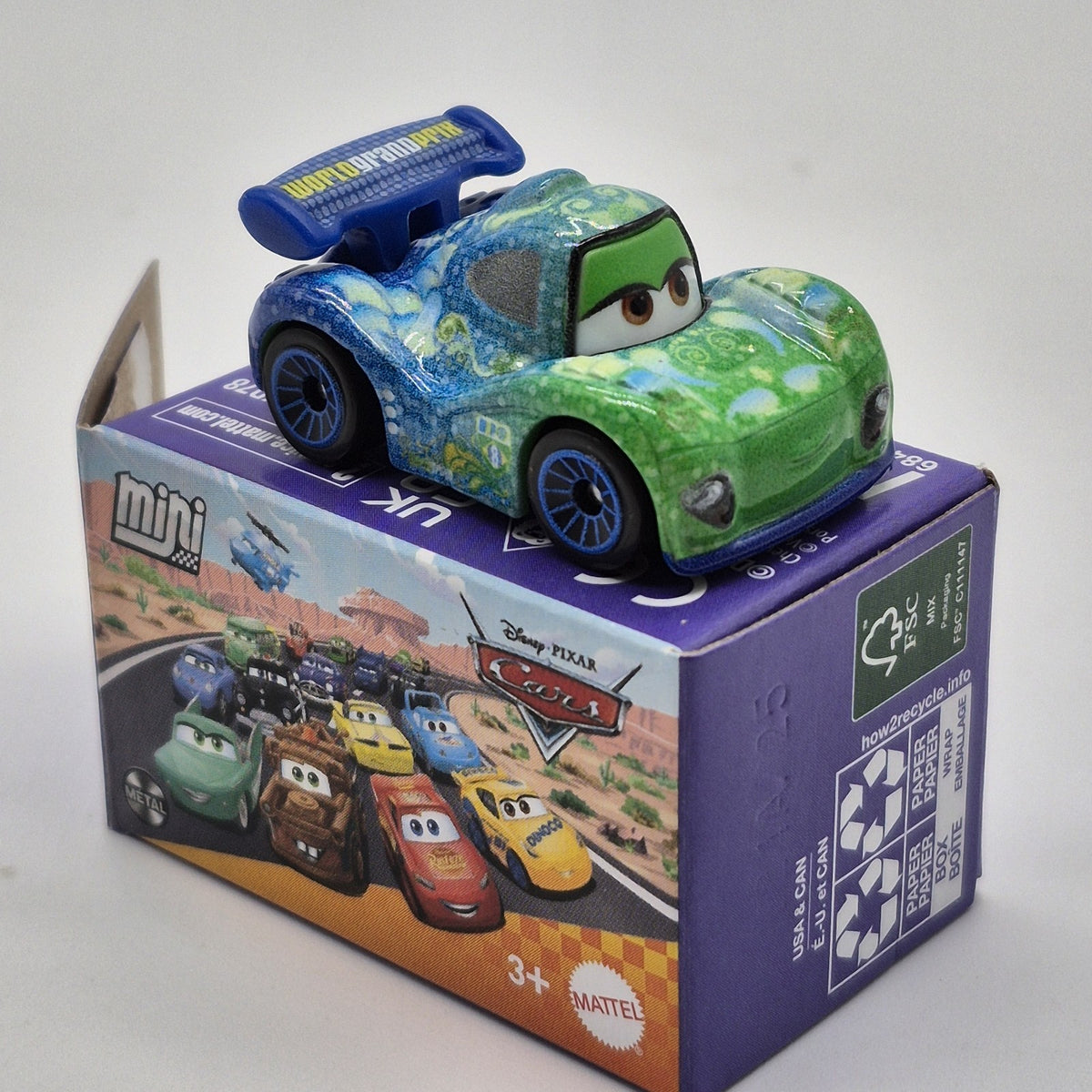 Carla Veloso 2026 Disney Pixar Cars 2 Mini Racers 1:87 Diecast Toy Car 0
