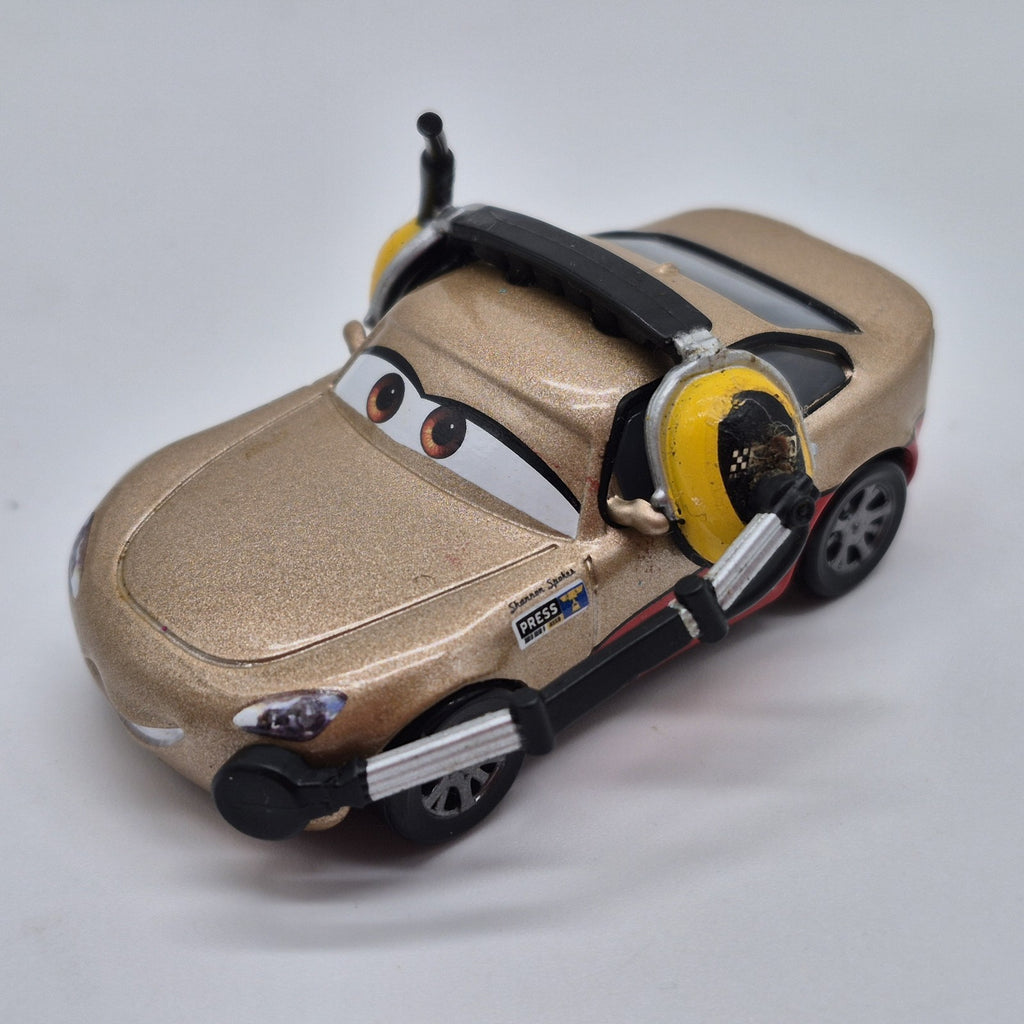 Shannon Spokes Loose Disney Pixar Cars Rsn Announcer 1:55 Diecast1