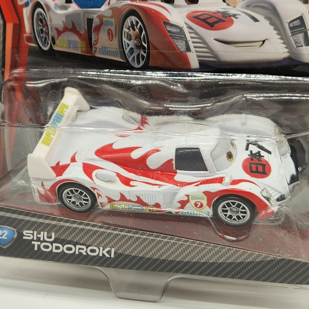 2010 Disney Pixar Cars 2 Shu Todoroki #22 Sealed New 1:55 Mattel Diecast1