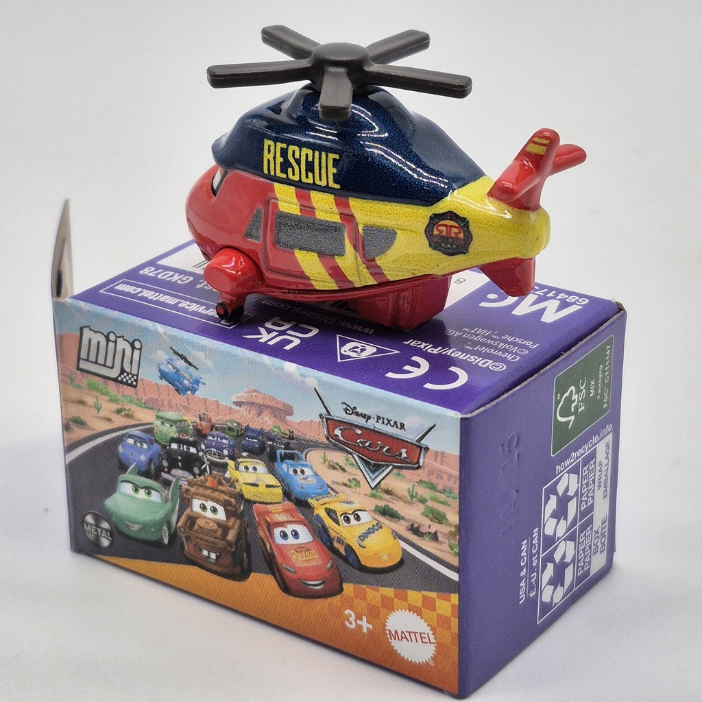 Race And Rescue Kathy Copter 2026 Disney Pixar Cars 1:87 Diecast Helicoptor NEW1