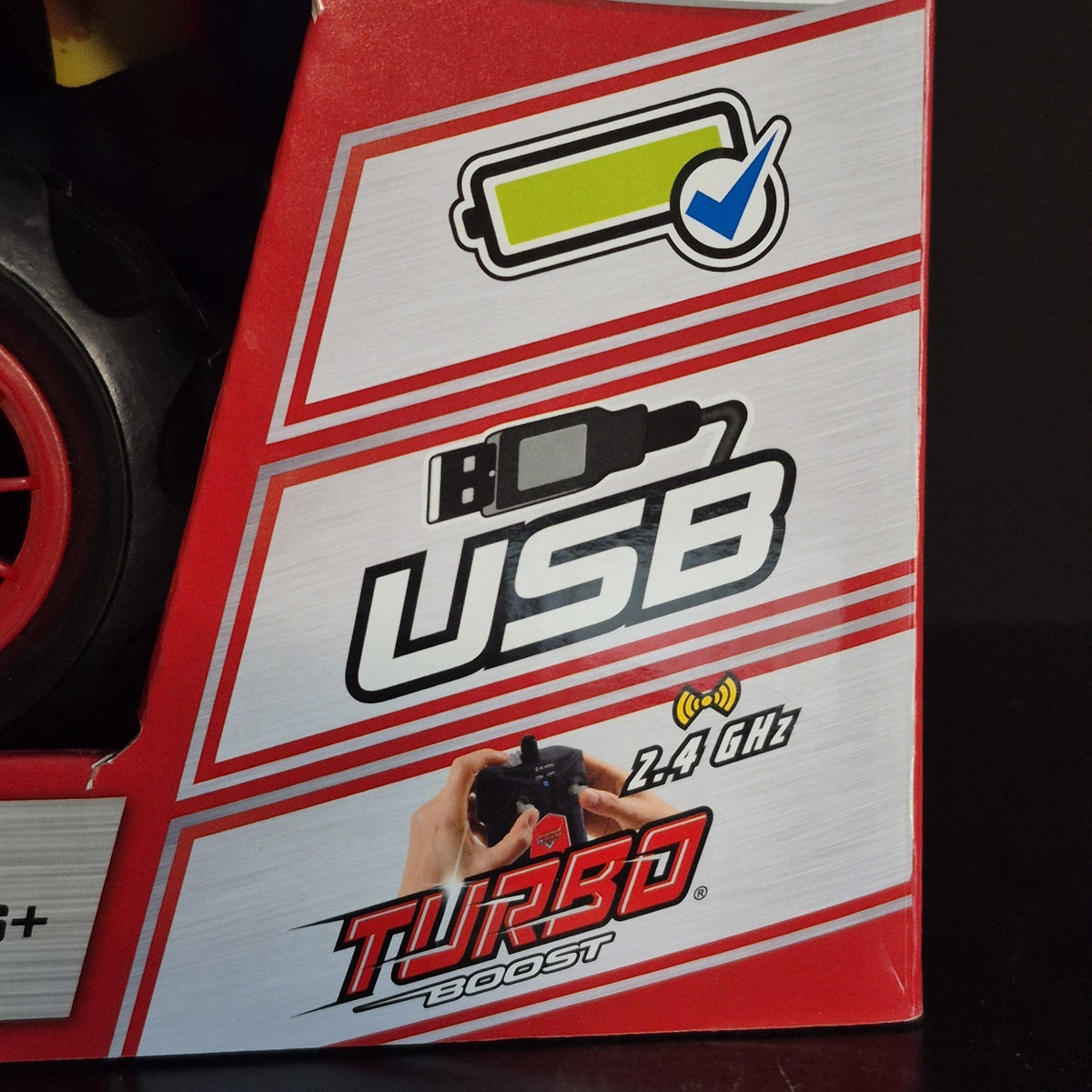 Jada Toys Disney Pixar Cars Lightning McQueen R/C Remote Control Car Red USB New3