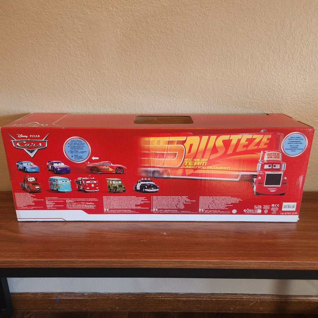 Disney Parks 2025 Pixar Cars Mack Hauler Truck Vehicle Playset Lights Up 1:436