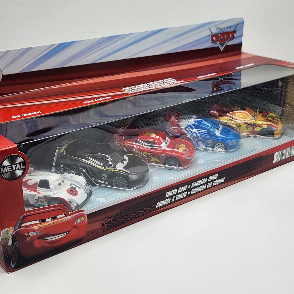 Tokyo Race 5 Pack 2025 Disney Pixar Cars Lewis Hamilton 1:55 Diecast Mattel1