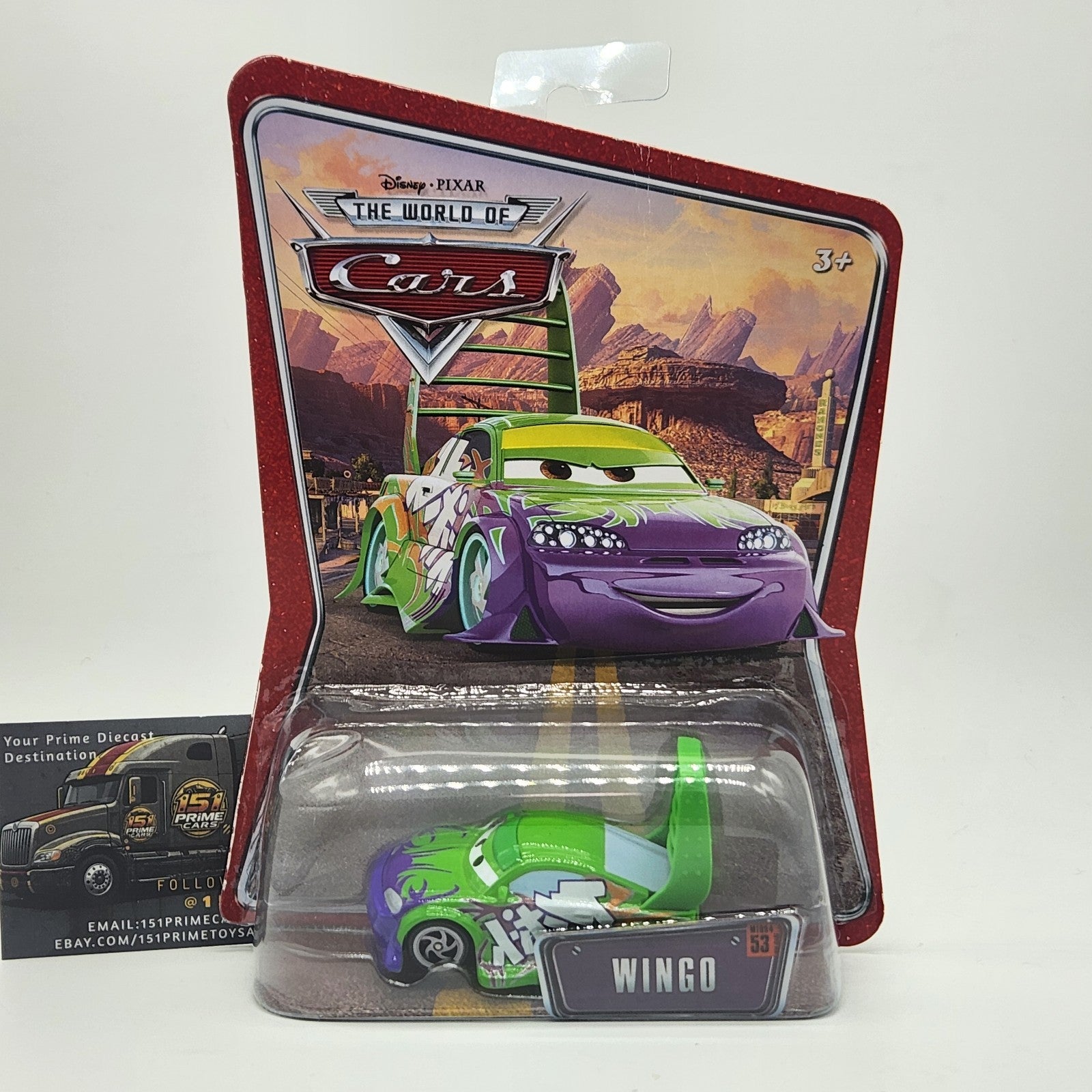 Wingo 53 Disney Pixar 2008 The World of Cars 1:55 Diecast0