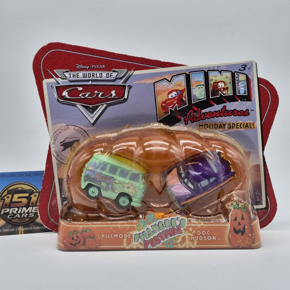 Disney Pixar Cars Mini Adventures Fillmore & Doc Hudson - Fillmore's Festival0