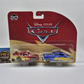 Disney Pixar Cars 20th Anniversary Gold LIGHTINING McQUEEN & DOC HUDSON 2 Pack0