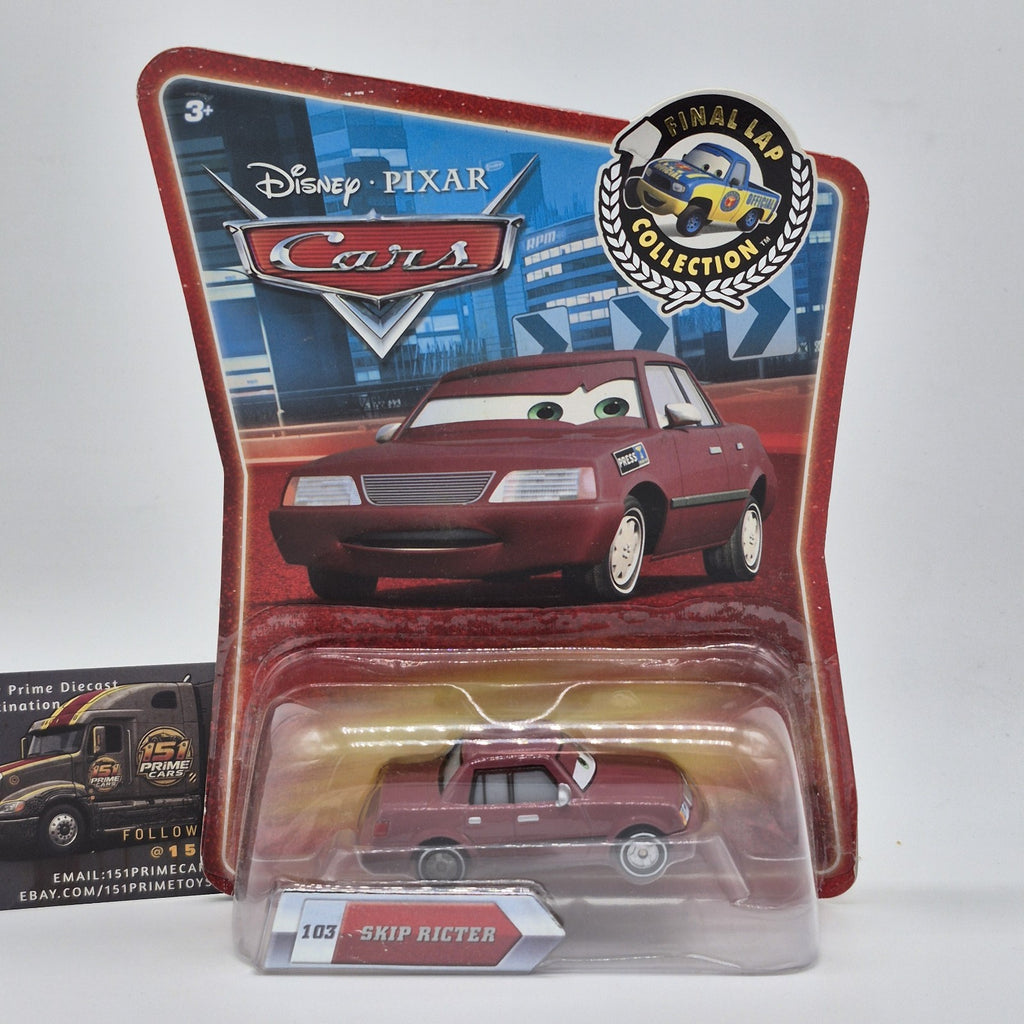 DISNEY PIXAR CARS FINAL LAP COLLECTION SKIP RICTER #1030