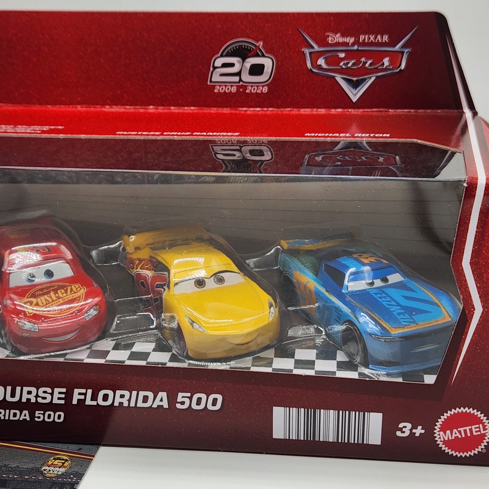 2026 Disney Pixar Cars Florida 500 Race 5 Pack 20th Anniversary 1:55 Diecast2