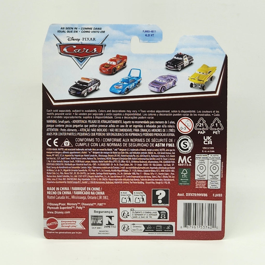 Luigi And Guido 20th Anniversary Disney Pixar Cars 1:55 New Mattel Toy Car 3