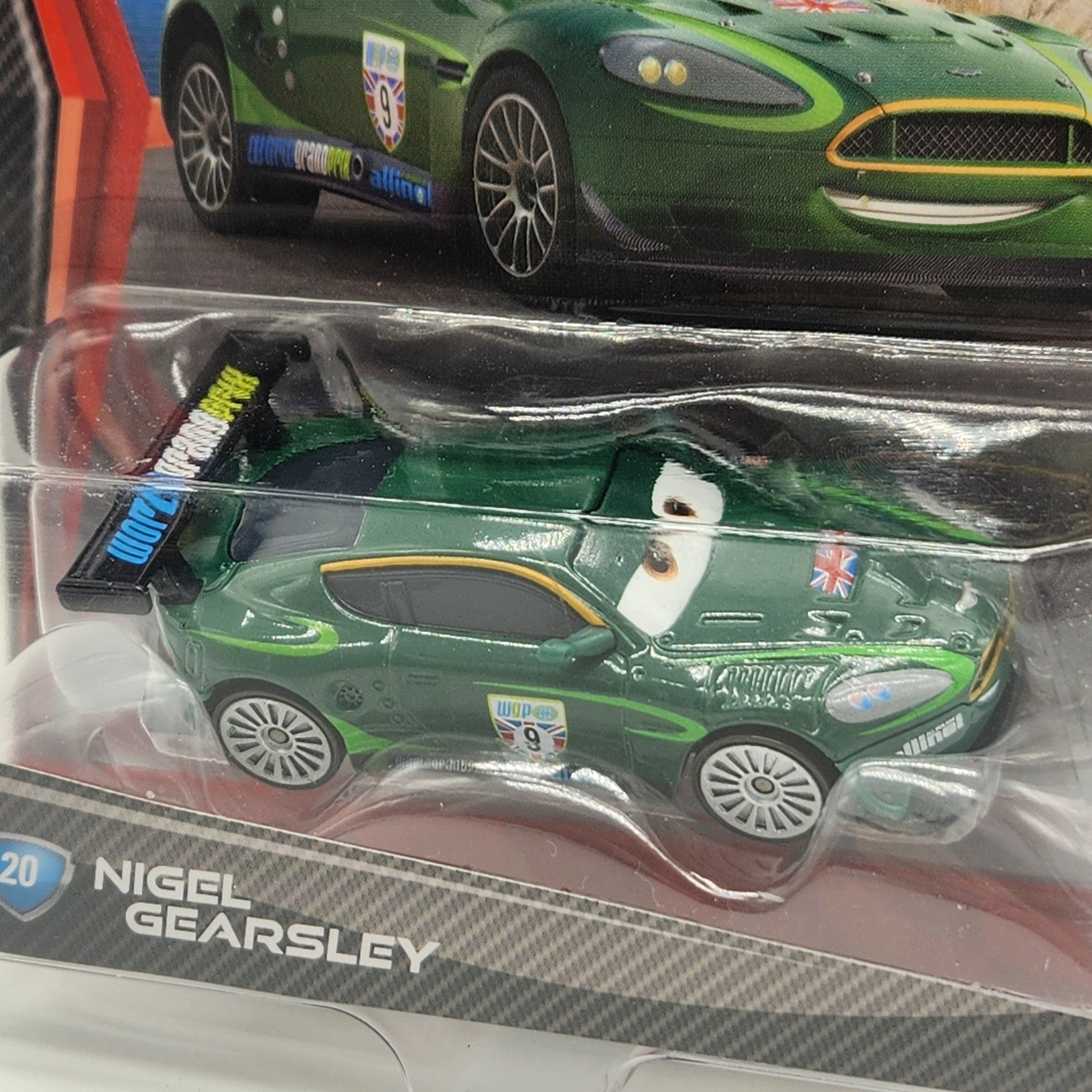 2011 Disney Pixar Cars 2 Nigel Gearsley 1:55 Die‑Cast Mattel NEW Factory Sealed1