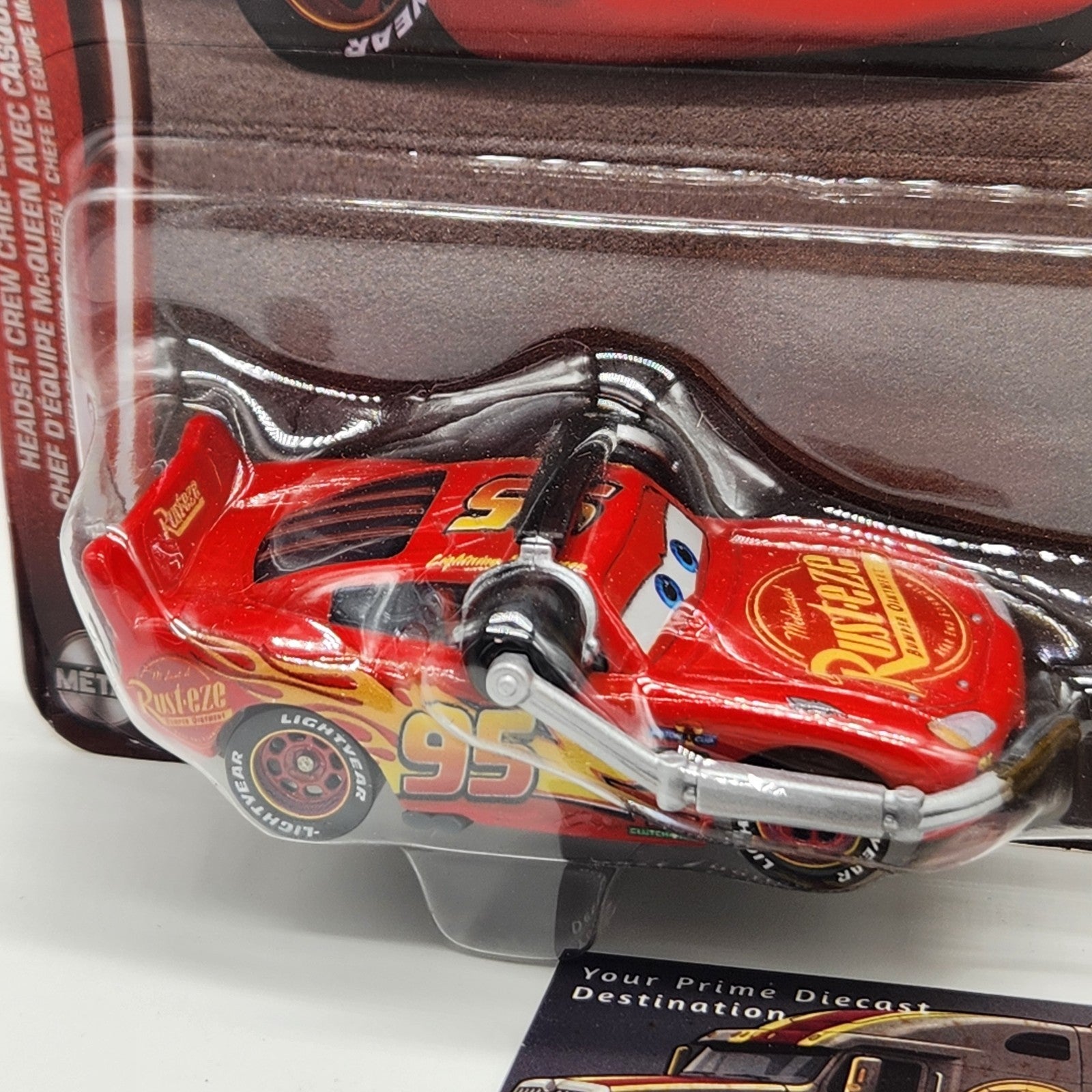 DISNEY PIXAR CARS 20th HEADSET CREW CHIEF MCQUEEN CRUZ RAMIREZ 2026 2 PACK1