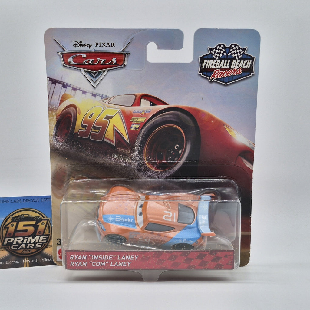 Fireball Beach Racers Ryan Inside Laney Disney Pixar Cars 2018 Diecast 1:55 New0