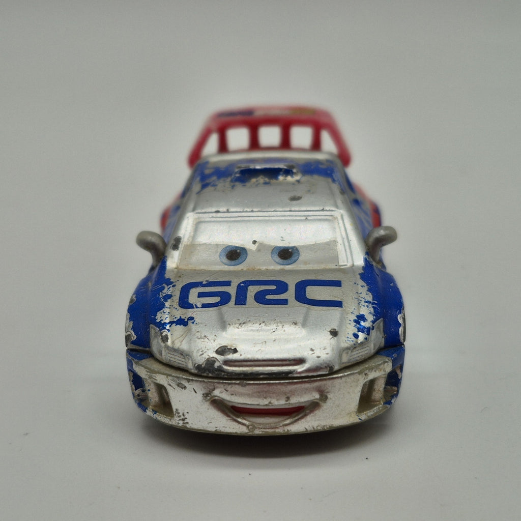 Disney Pixar Cars 2 Raoul Caroule With Metalic Finish Silver Racers Series 1:557