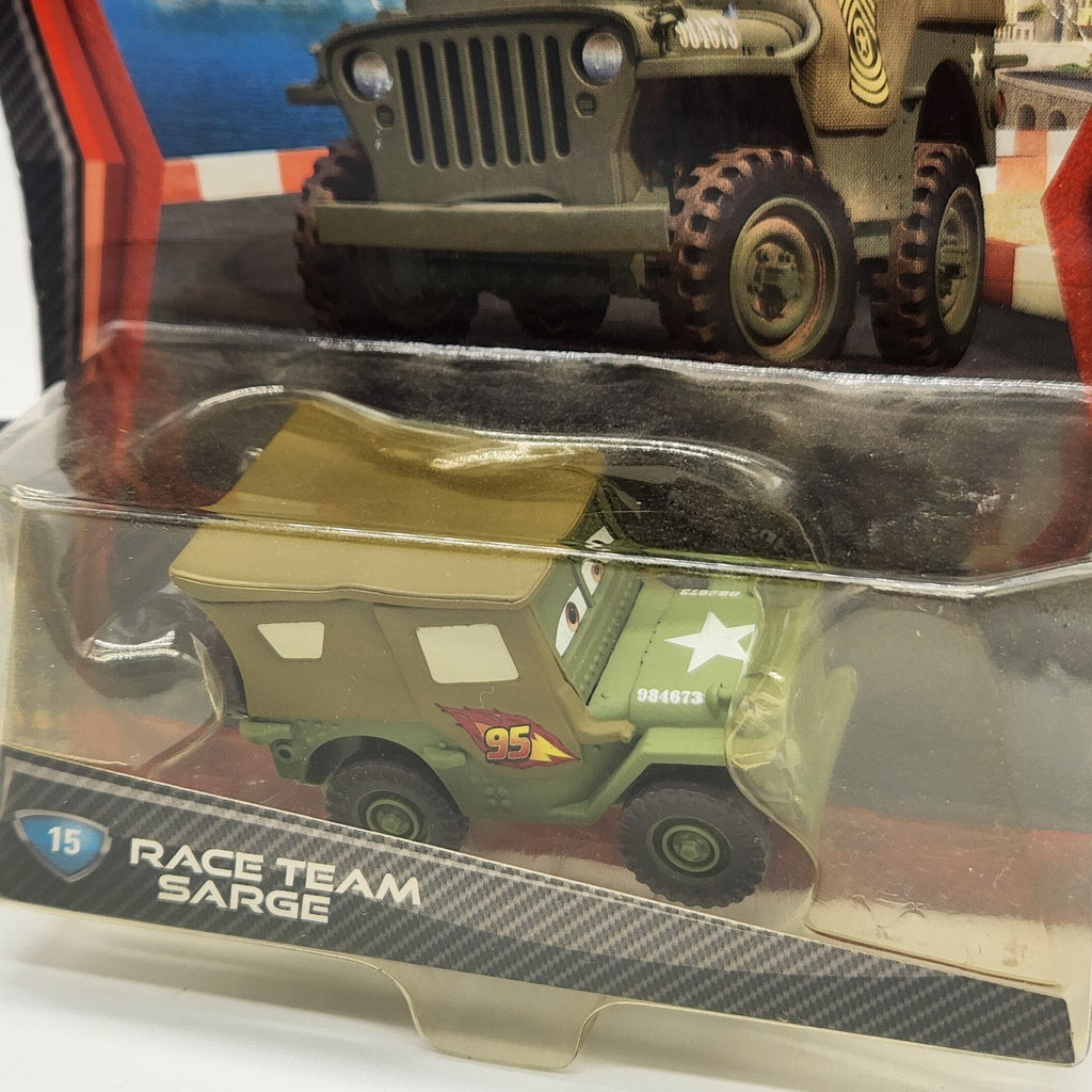 Disney Pixar Cars 2 Race Team Sarge Diecast New 2010 1:55 Mattel Diecast1
