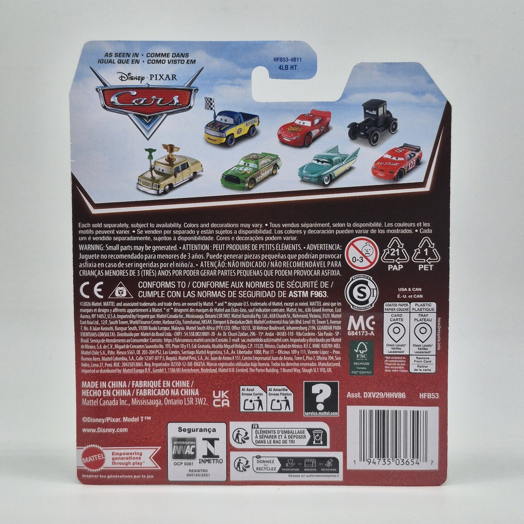 Ralph Carlow 20th Anniversary Disney Pixar Cars 2026 1:55 Diecast Torquey Piston2