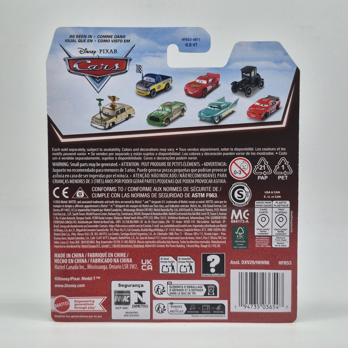Ralph Carlow 20th Anniversary Disney Pixar Cars 2026 1:55 Diecast Torquey Piston2