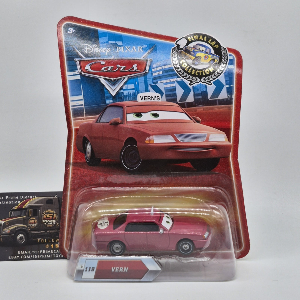 Disney Pixar Cars Vern taxi #119 Final Lap Collection Target exclusive by Mattel0