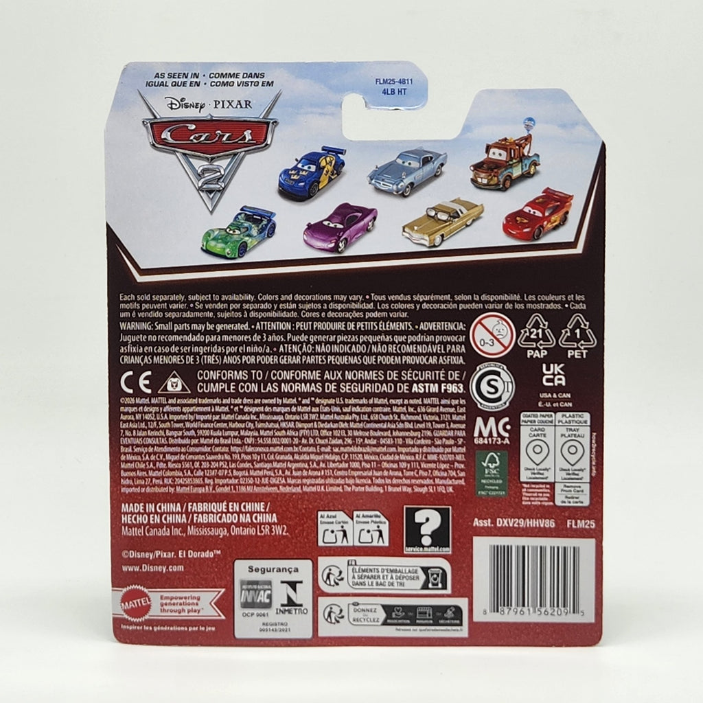 Nigel Gearsley 20th Anniversary Disney Pixar Cars 1:55 Mattel Toy New2