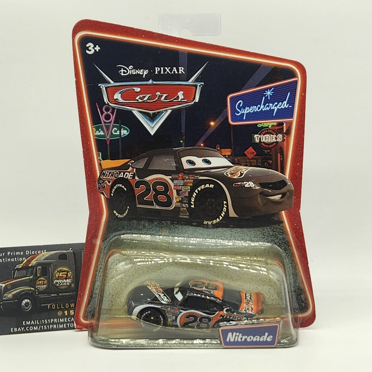 2007 Disney Pixar Cars Supercharged Series Nitroade Alan Axler 1:55 Mattel0