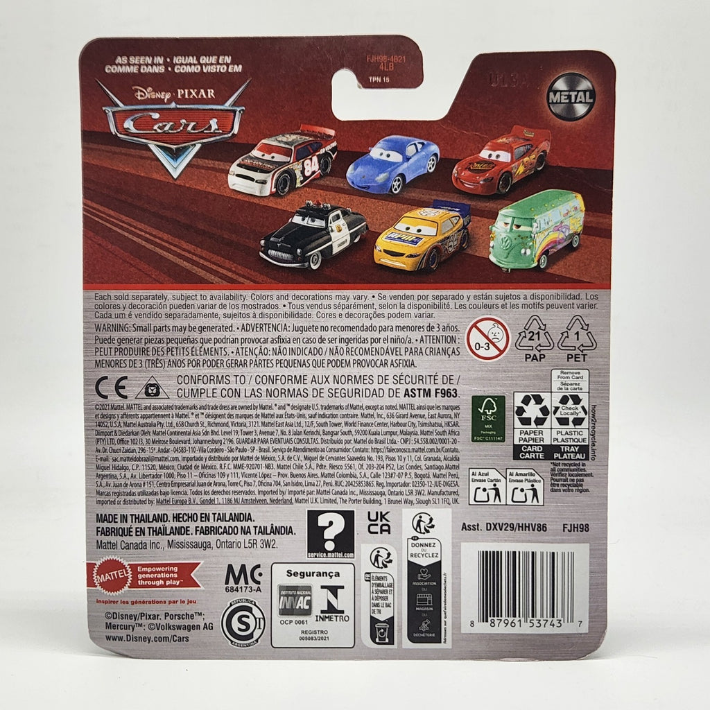 Disney Pixar Cars Porsche 911 Carrera Sally Metal Mattel Diecast Collectible2
