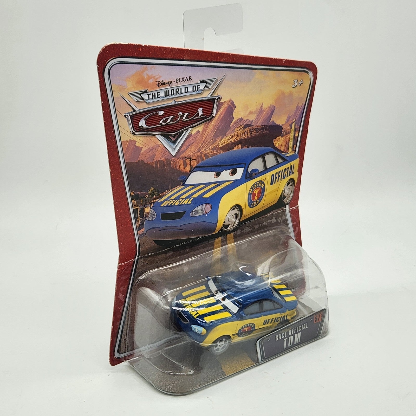 Disney Pixar Cars Race Official Tom  # 57 Diecast 1:55 World Of Cars 20082