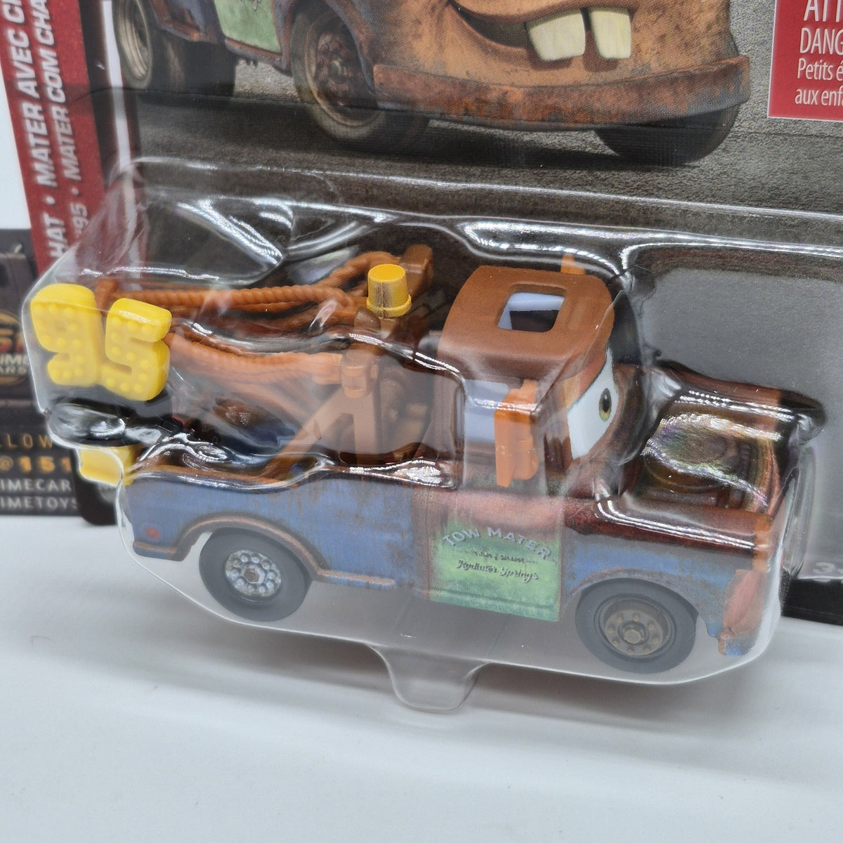 Mater with #95 Hat - Sealed die-cast Metal Disney Cars - 20th Anniversary1