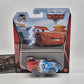 Transforming Lightning McQueen 20th Anniversary Disney Pixar Cars 1:55 Diecast0