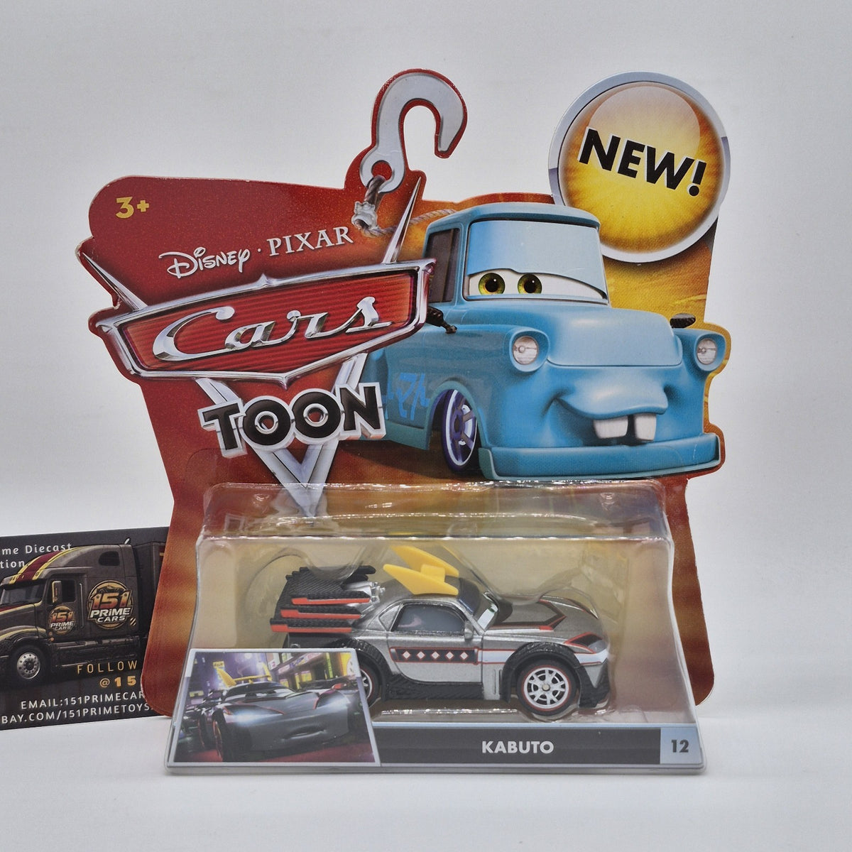 Disney Pixar Cars Toon Kabuto #12 2009 Diecast 1:55 0