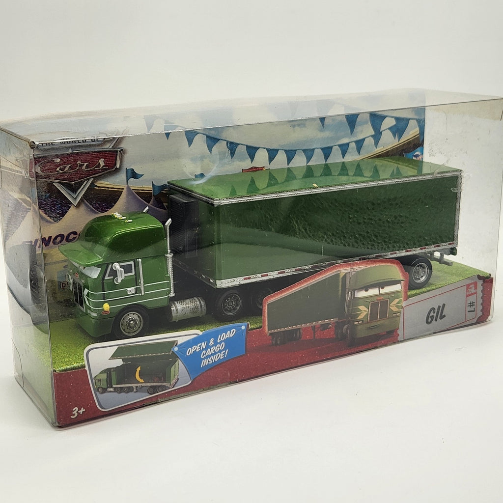 Disney Pixar Cars World Of Cars Gil Green Hauler Truck Mattel N9710 New Sealed0