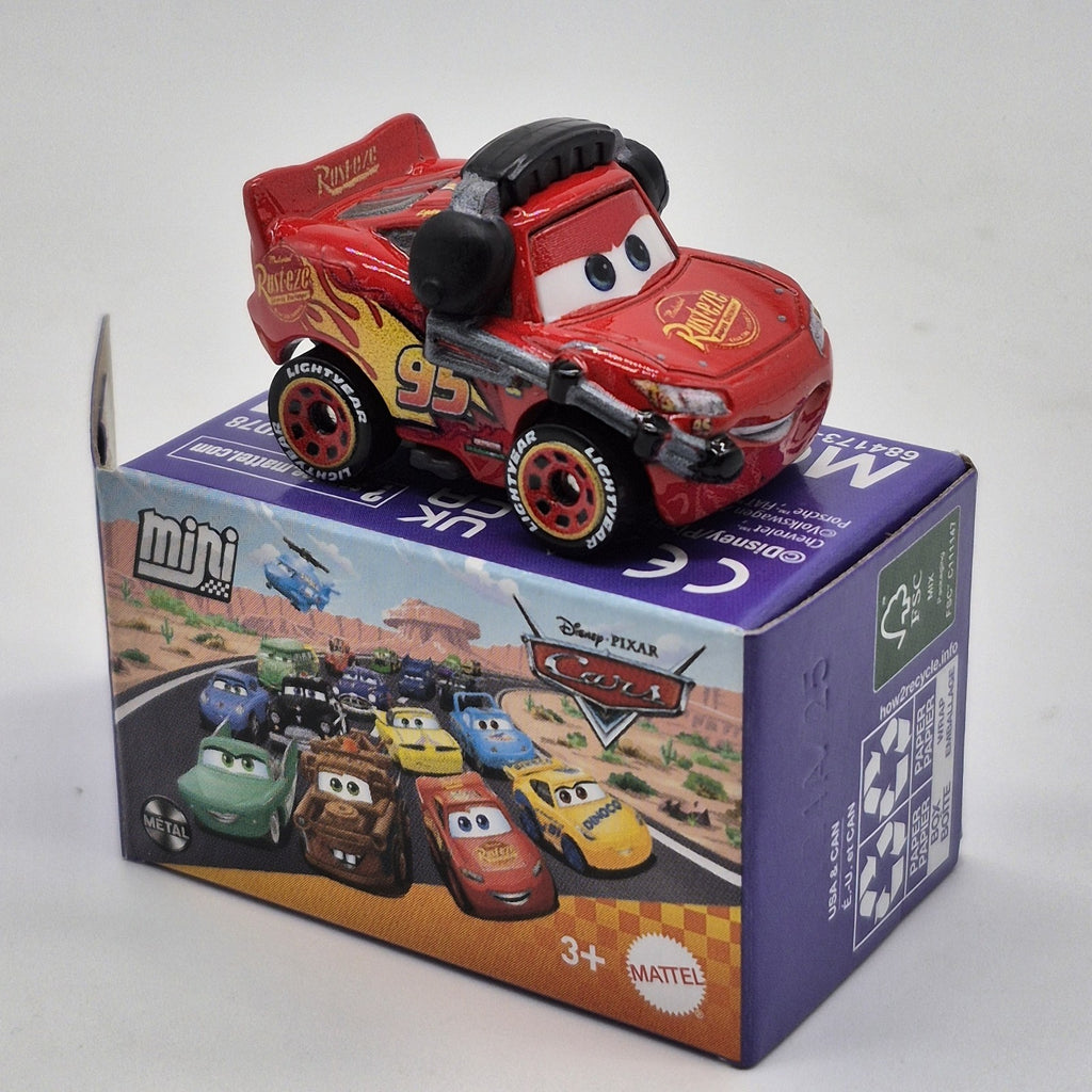 Lightning Mcqueen With Headset 2026 Disney Pixar Cars Mini Racers 1:87 NEW0