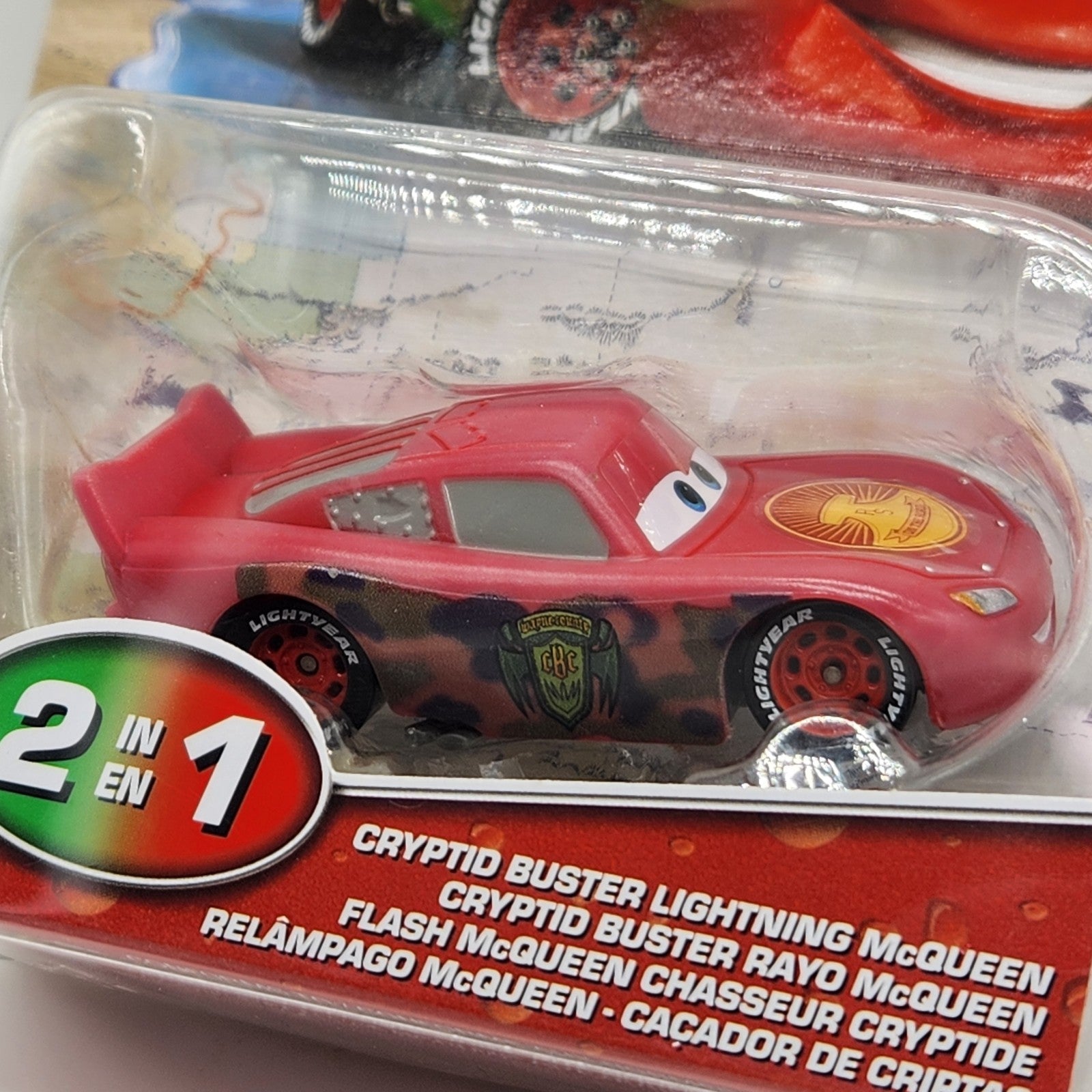 Disney Pixar Cars Color Changers Cryptid Buster Lightning McQueen On The Road1