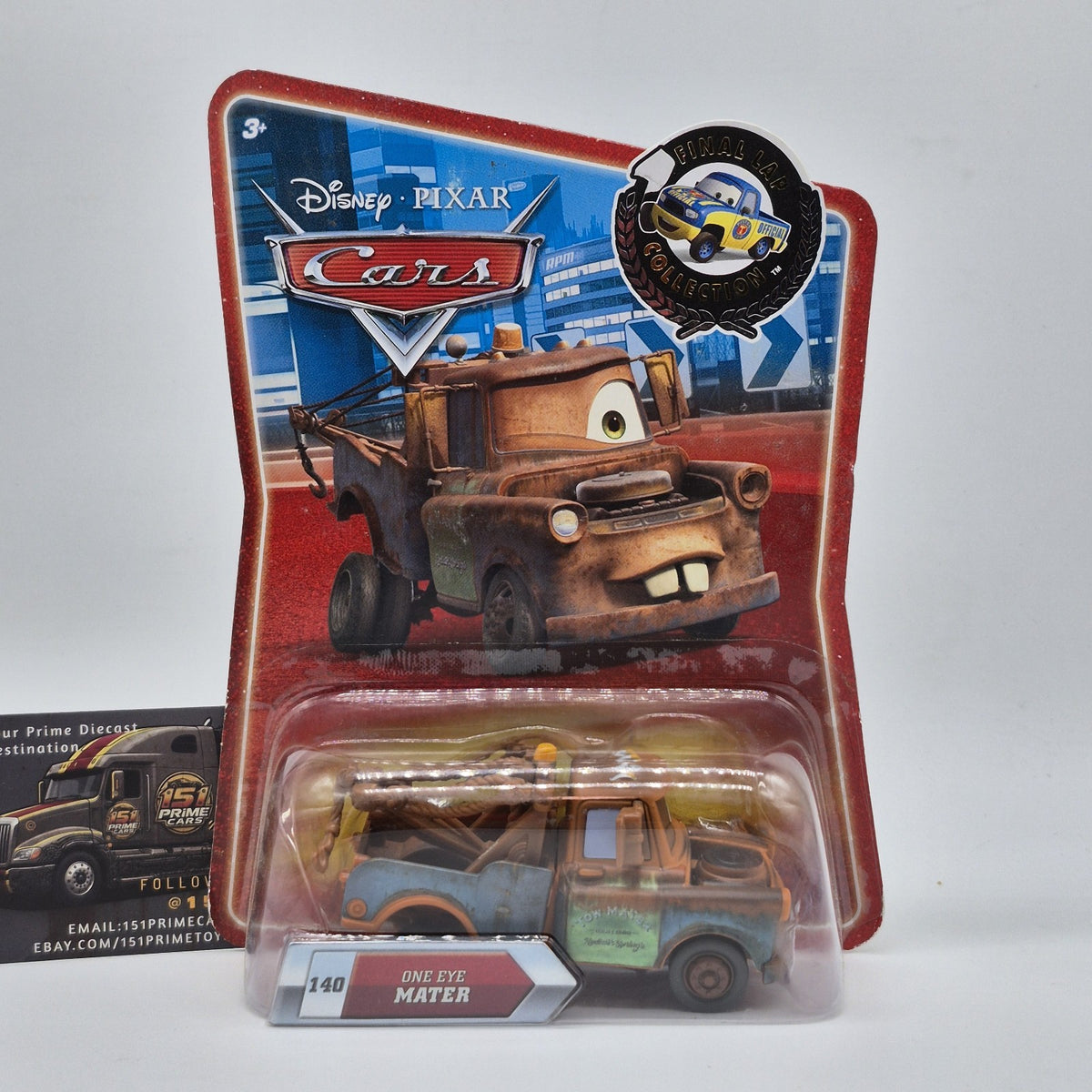 Disney Pixar Cars One Eye Mater #140 Sealed Final Lap Collection0