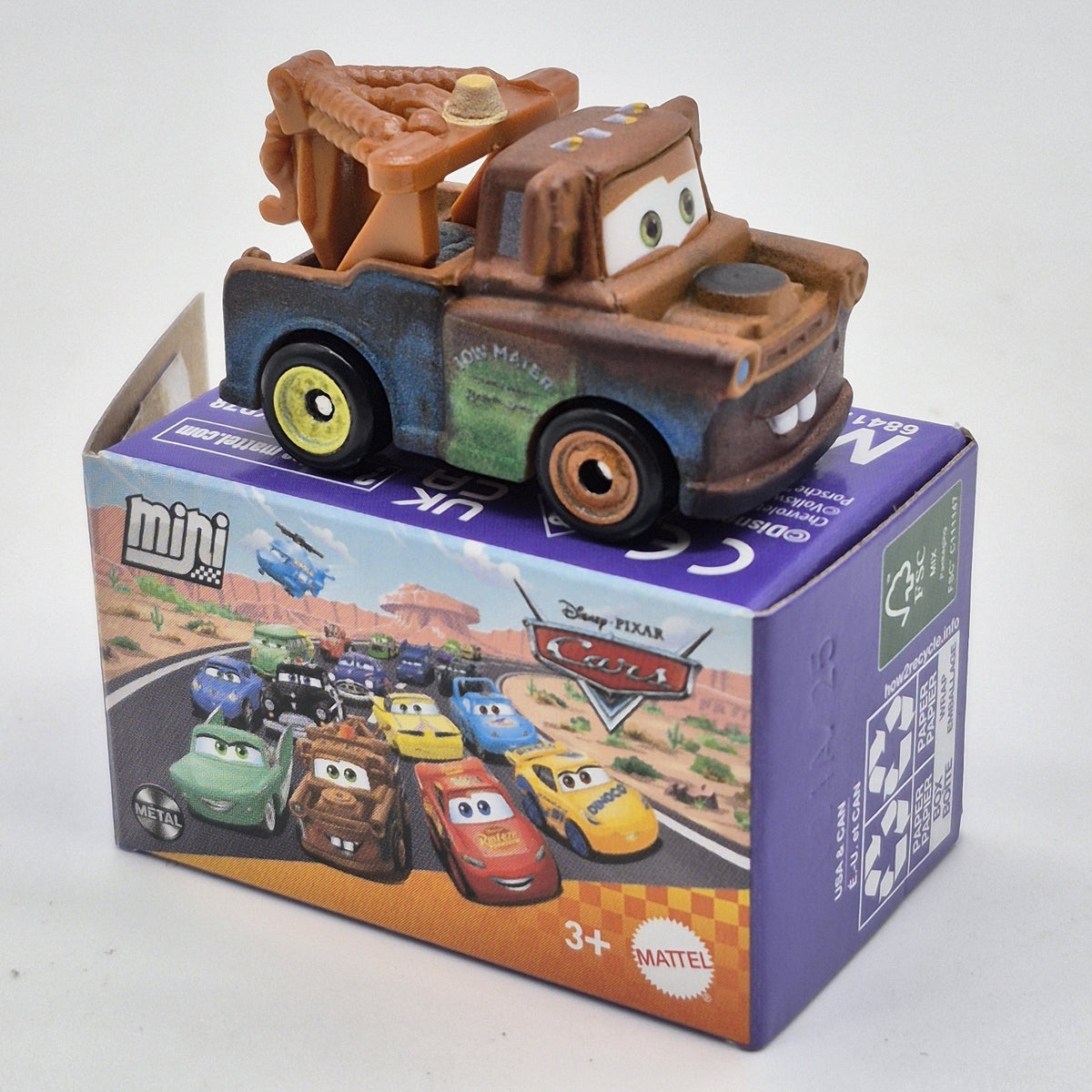 Mater Disney Pixar Cars Mini 2025 Diecast Toy Mattel Radiator Springs 1:870