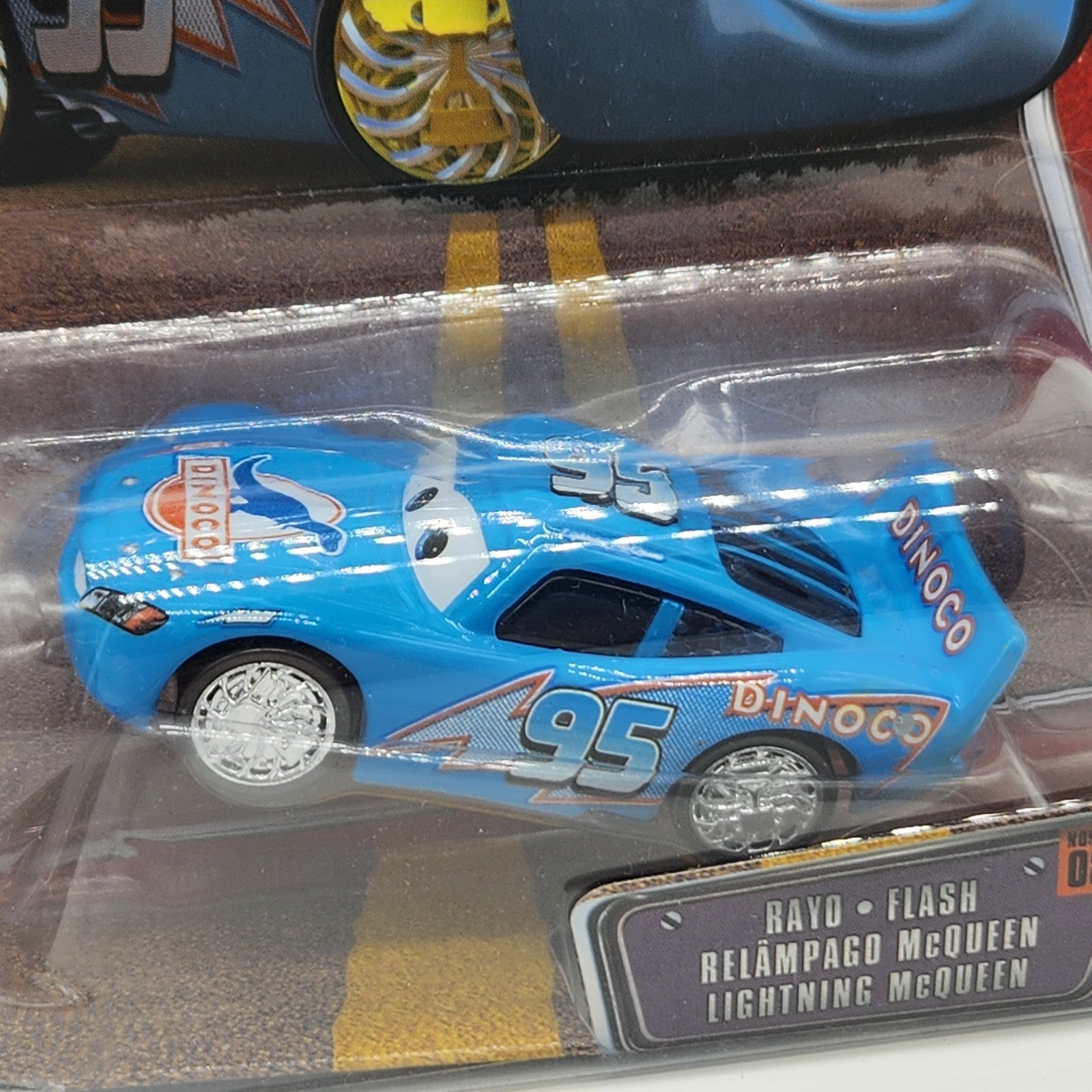 DISNEY PIXAR CARS BLING BLING LIGHTNING MCQUEEN #08 THE WORLD OF CARS 1:551