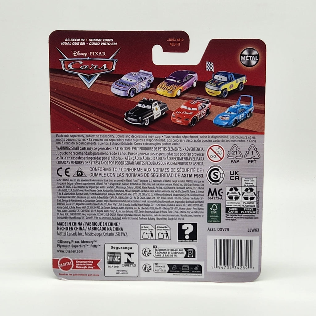 Mattel Disney Pixar Cars Metal MIKE 07 Sheriff Carburetor County 2026 1:552