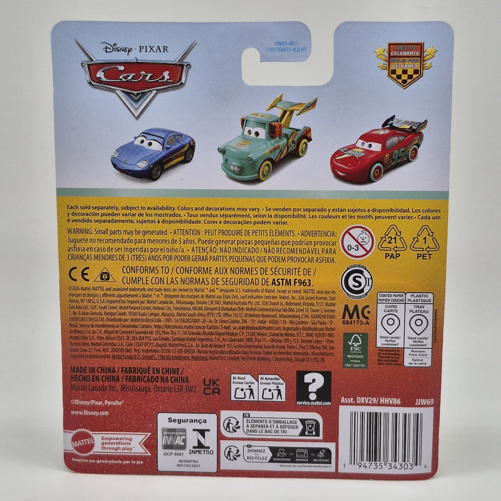 Race To Celebrate BOOST 2026 Disney Pixar Cars Tuners 1:55 NEW Mattel 2