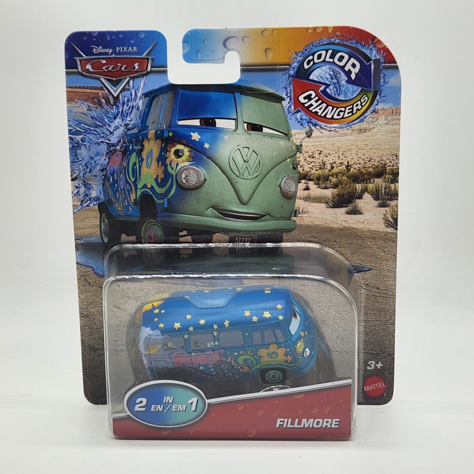 Disney Pixar Cars GNY98 1:55 Color Changers FIllmore Vehicle 20250