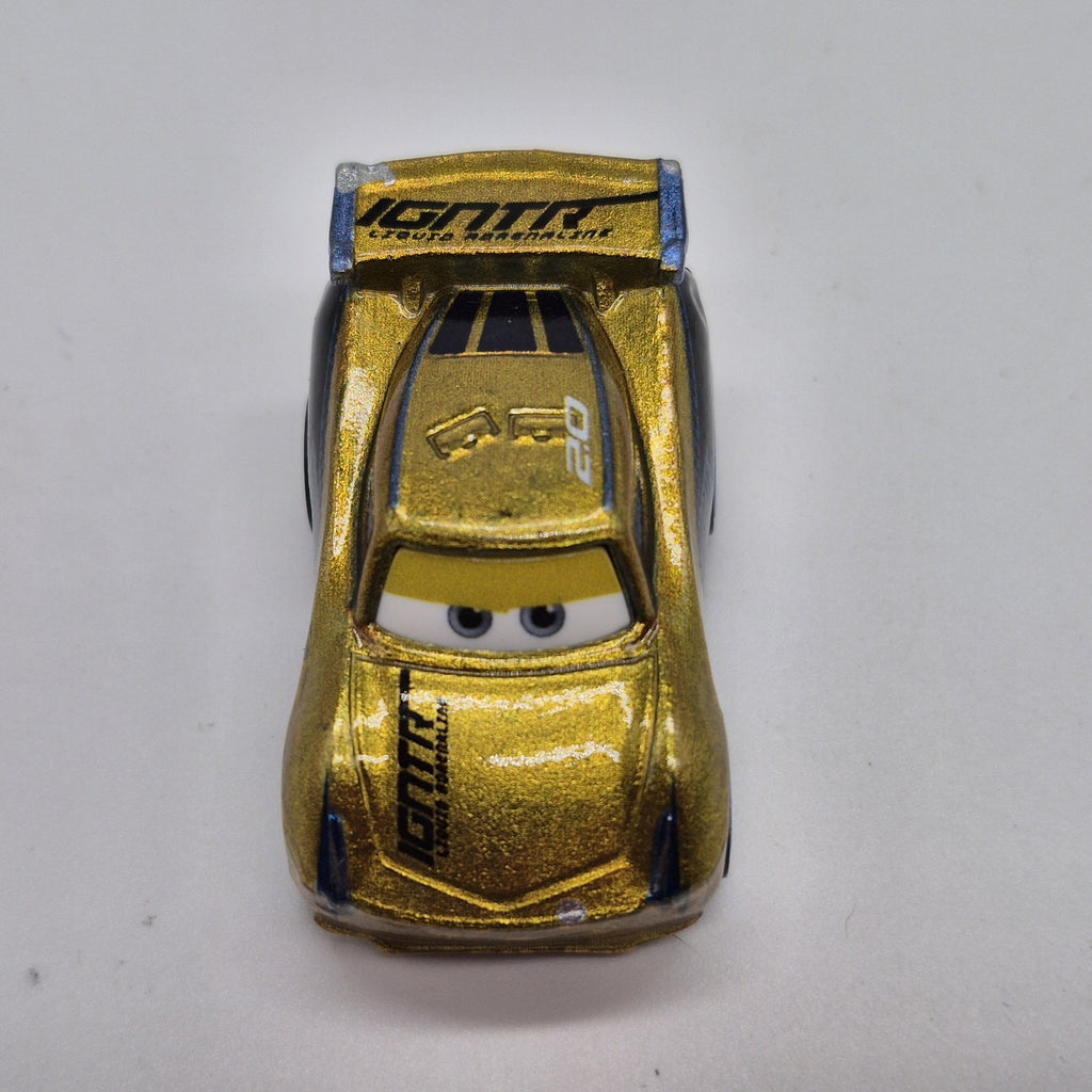 Gold Jackson Storm Mini Disney Pixar Cars 1:87 Diecast Rare7