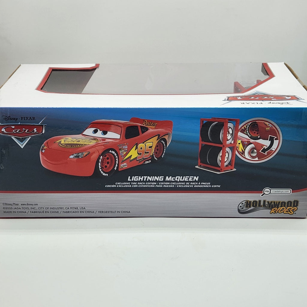Jada Toys 1/24 Lightning McQueen Diecast Car   97751 Hollywood Rides 20253