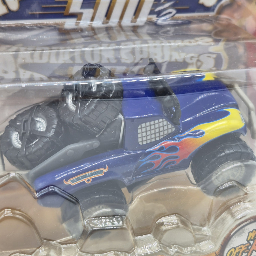 DISNEY CARS THE RADIATOR SPRINGS 500 1/2 BLUE GRIT WITH OFF ROAD TIRES Diecast2