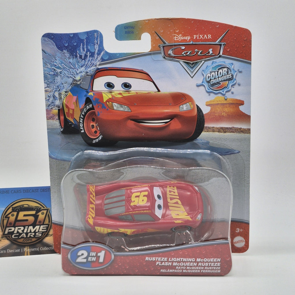 Disney Pixar Cars 2026 Color Changers Rusteze Lightning Mcqueen Toy Car0