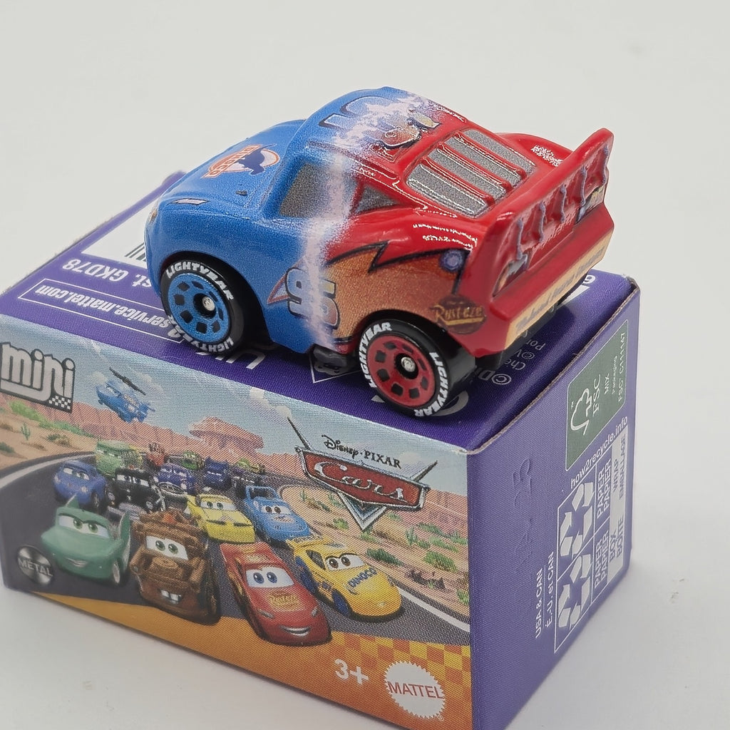 Transforming Lightning Mcqueen Mini Disney Pixar Cars 1:87 Diecast Mattel1