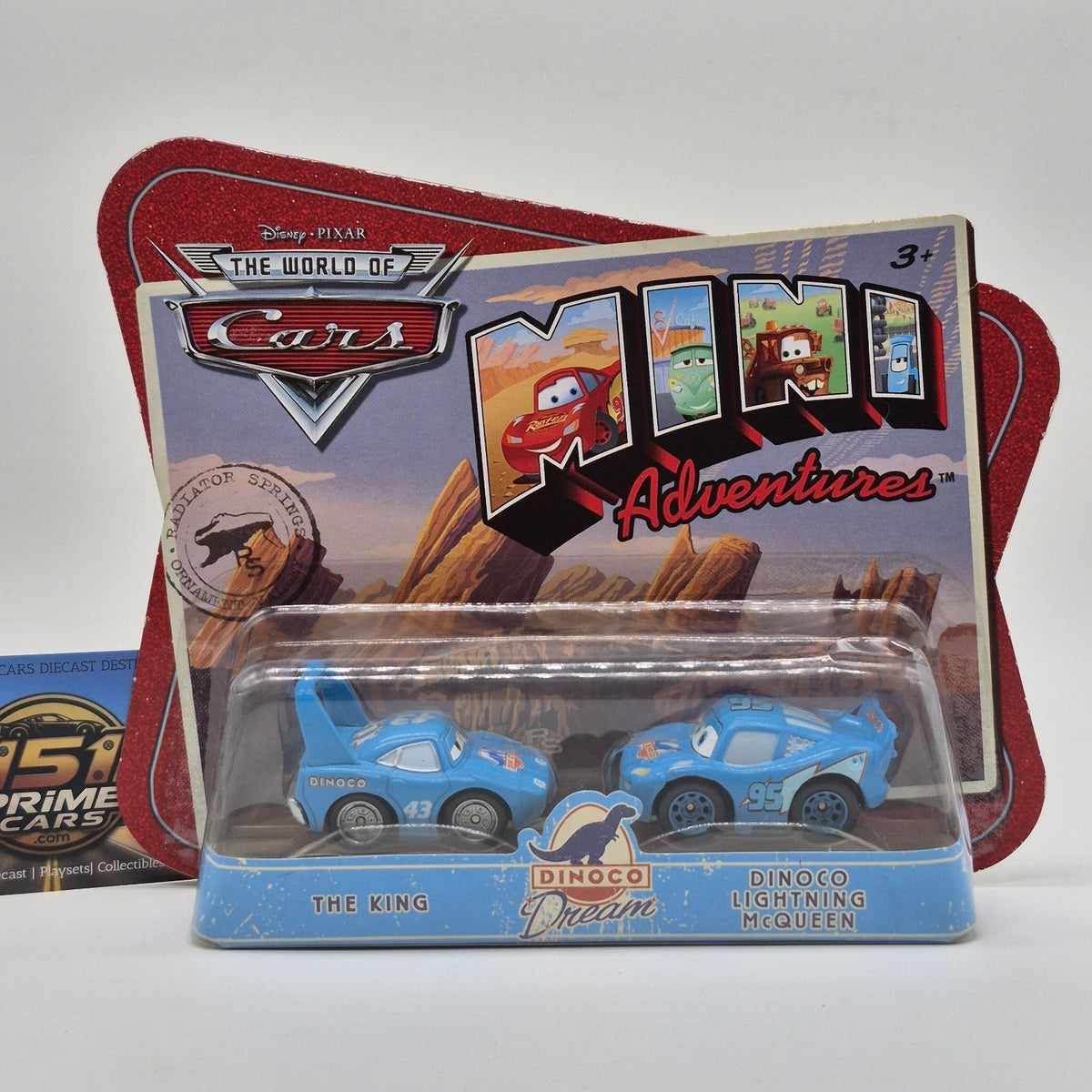Dinoco Dream The King And Lightning McQueen Disney Pixar Cars Mini Adventures0
