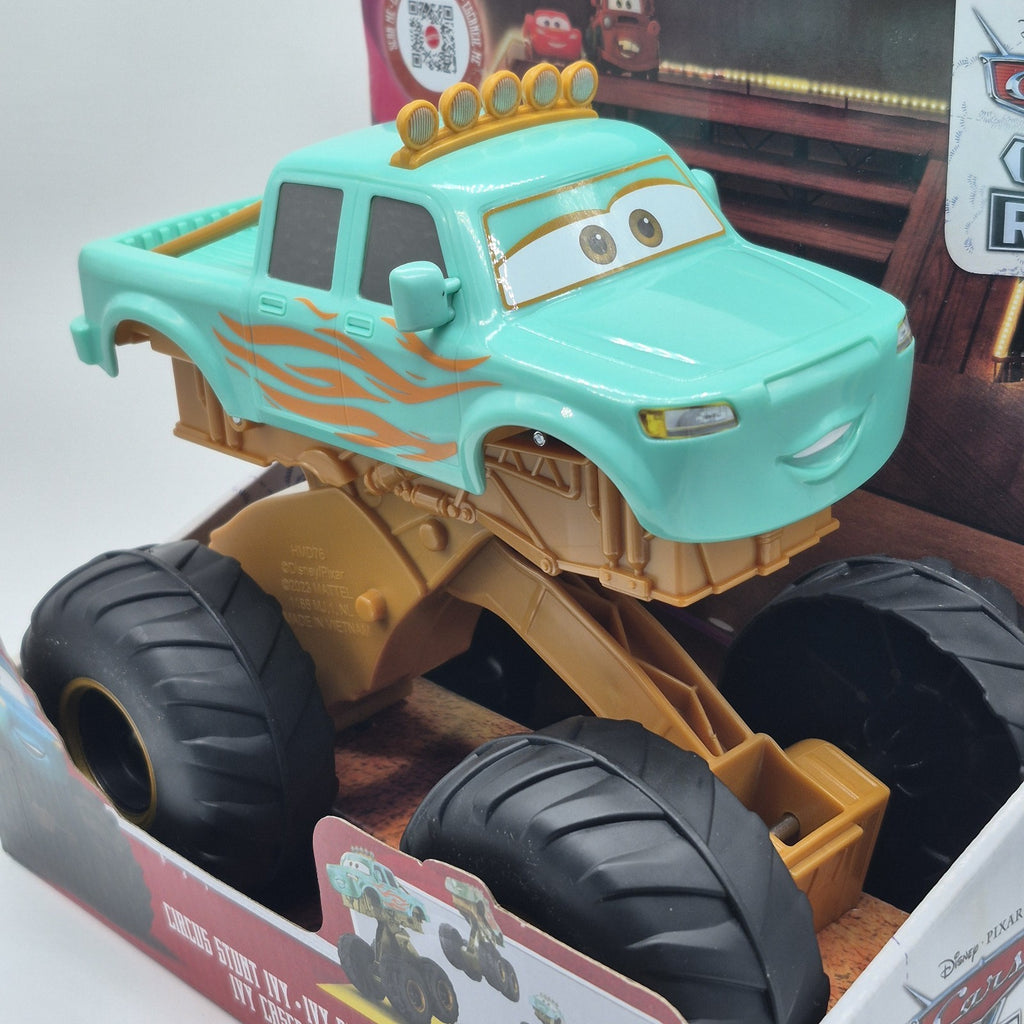 Circus Stunt Ivy 2023 Disney Pixar Cars On The Road Toy Monster Truck Mattel New1