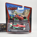 2010 Disney Pixar Cars 2 Francesco Bernoulli #4 Diecast Mattel New 1:55 0
