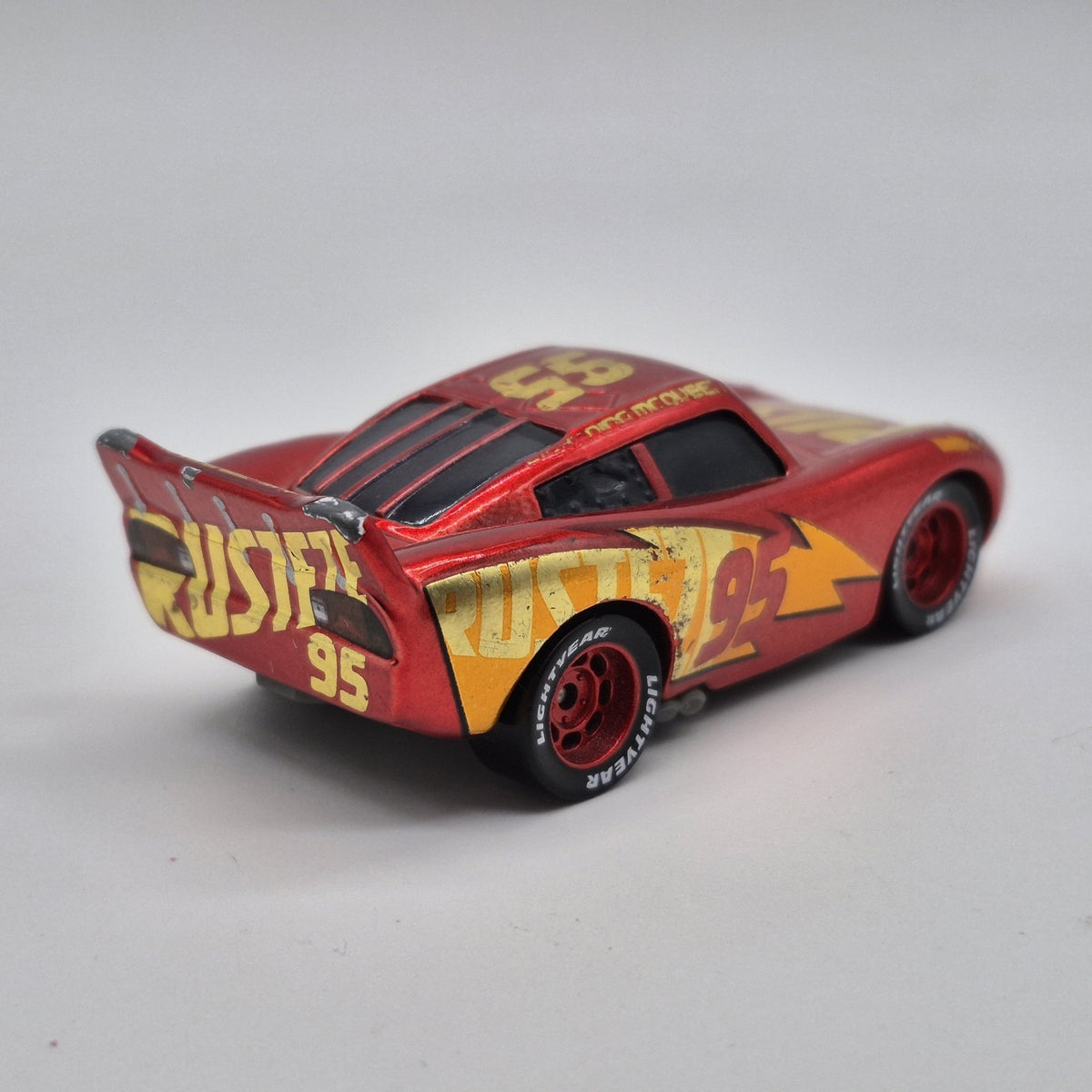Rusteze Racing Center Lightning Mcqueen 1:55 Diecast Car LOOSE 5