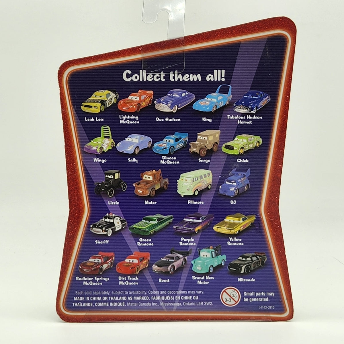 2008 Disney Pixar Cars Supercharged Dirt Track McQueen 1:55 Diecast New2